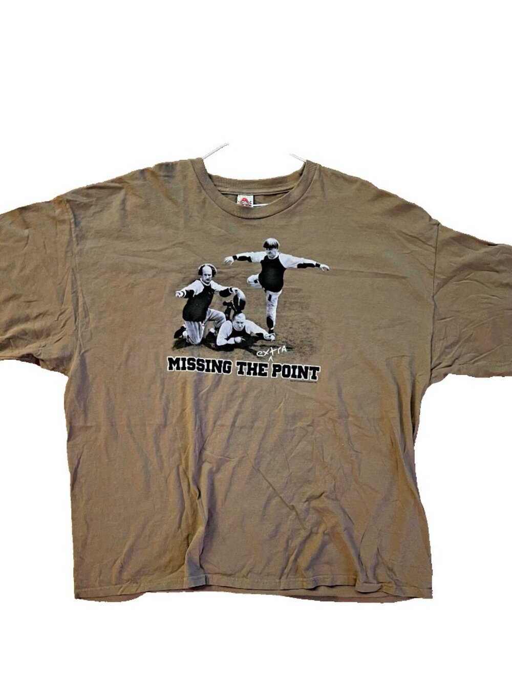 Vintage Y2K The Three Stooges Football Graphic Tee 3XL